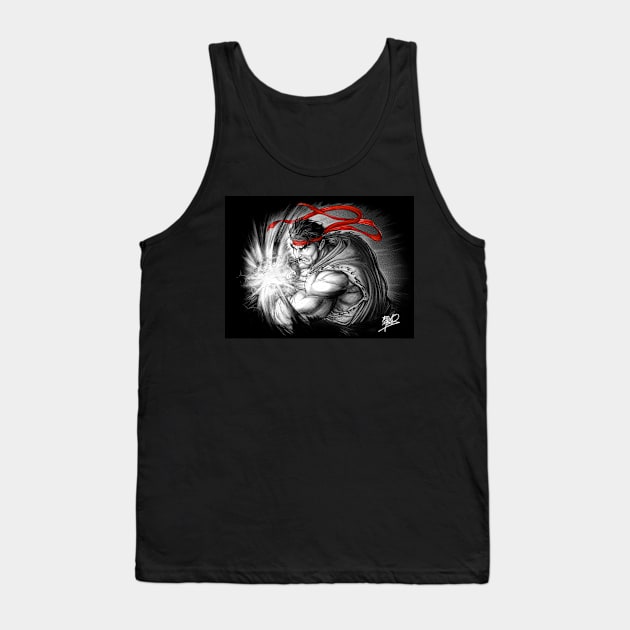 RYU - Super Street Fighter II Tank Top by renomsad